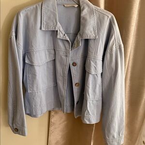 Stylish Light Blue Jean Jacket for Women